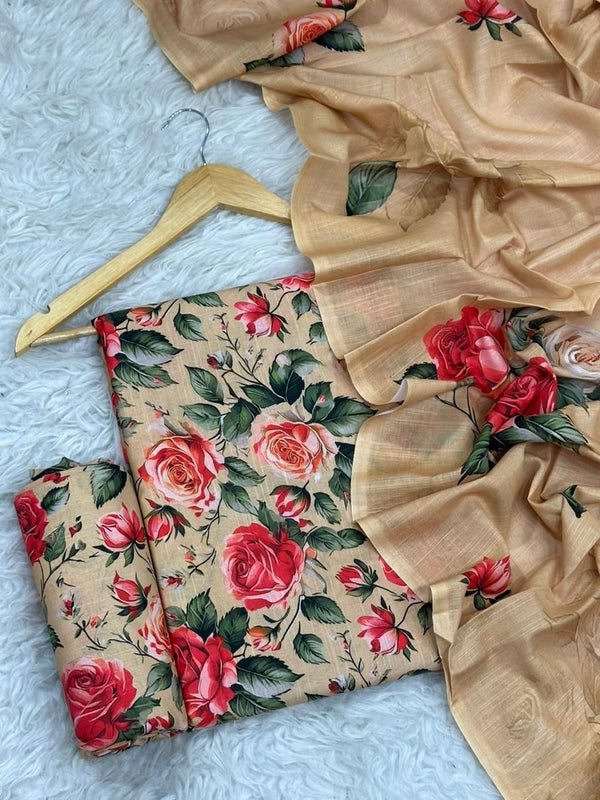 Al-Karam Khaddar 3Piece D-002