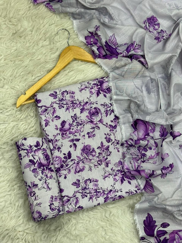 Al-Karam Khaddar 3Piece D-004