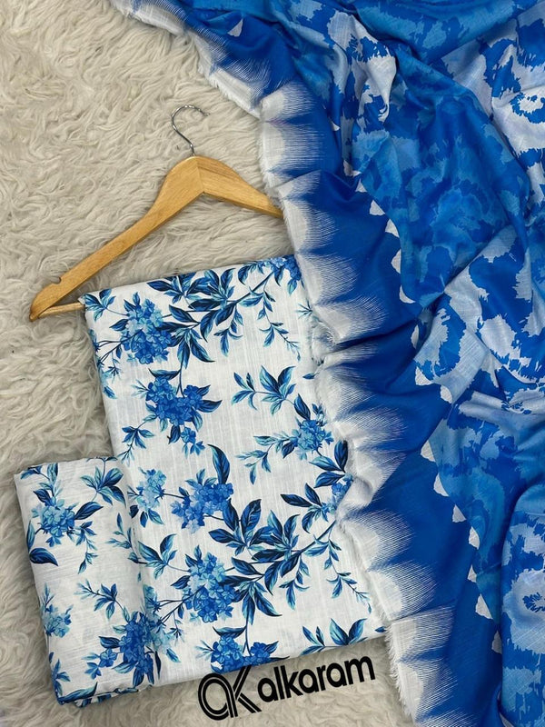 Al-Karam Khaddar 3Piece D-006