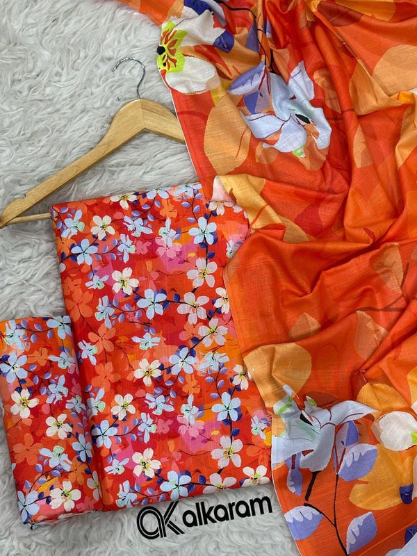 Al-Karam Khaddar 3Piece D-007