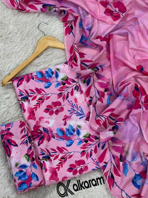 Al-Karam Khaddar 3Piece D-008