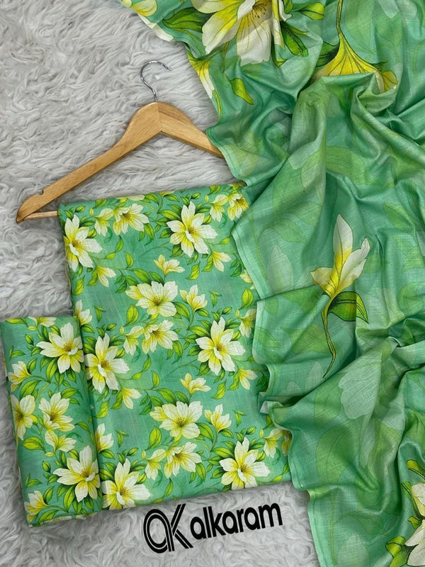 Al-Karam Khaddar 3Piece D-009