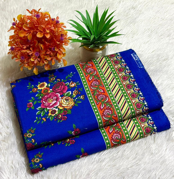 Floral Printed Cotton 2Piece D-001