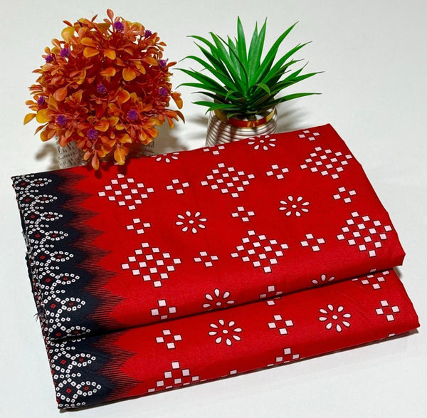 Floral Printed Cotton 2Piece D-004