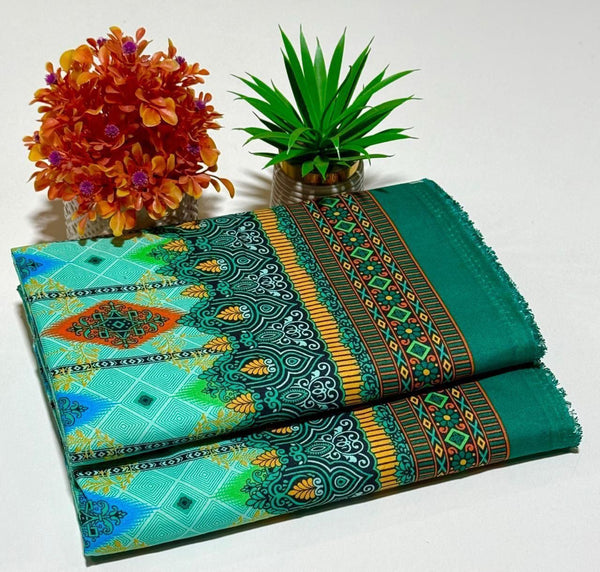 Floral Printed Cotton 2Piece D-021