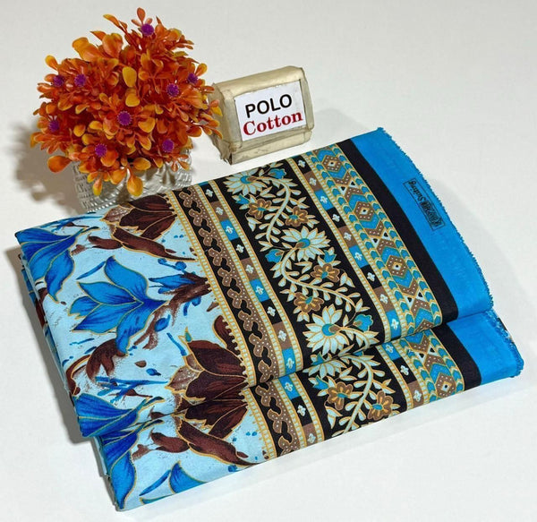 Floral Printed Cotton 2Piece D-025