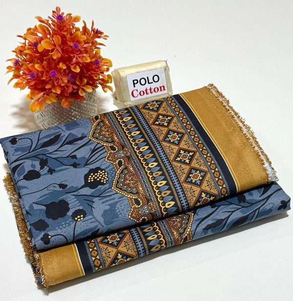 Floral Printed Cotton 2Piece D-028