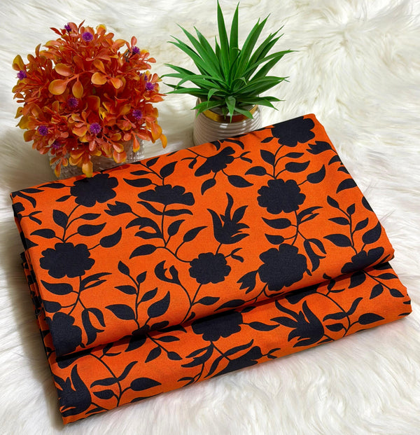 Floral Printed Cotton 2Piece D-041