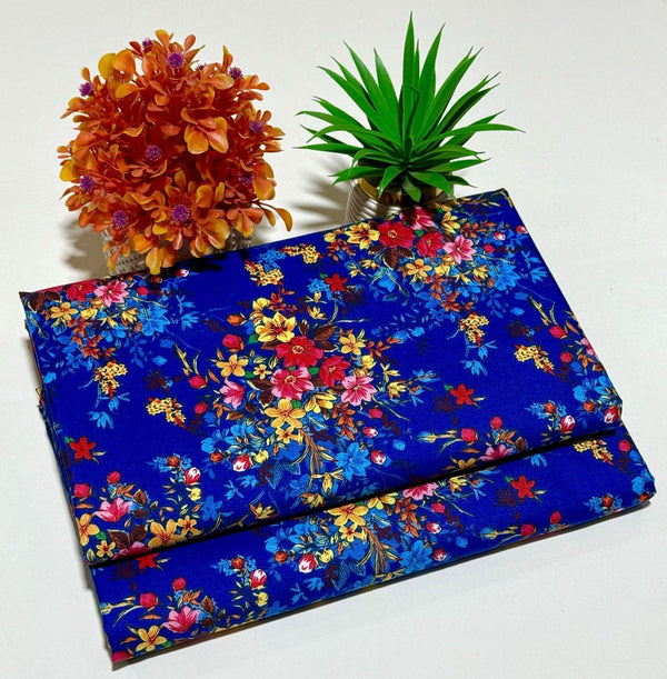 Floral Printed Cotton 2Piece D-050